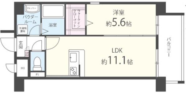 ラフレシーサ医大通りの物件間取画像